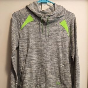 Gray Under Armour hoodie